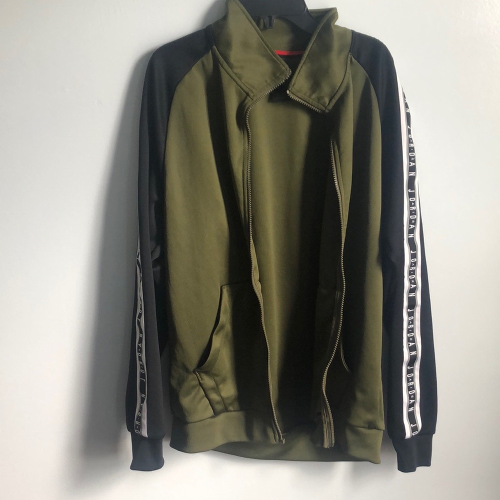 Air Jordan Sweater | Olive Green, Black, Gray